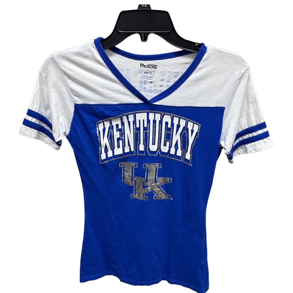 ProEdge by Knights Apparel Jr. 7/9 V- Neck University Of KY Wildcats T-shirt